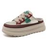 New half-drag summer casual mesh breathable slippers slim-fitting thin baseplate shoes