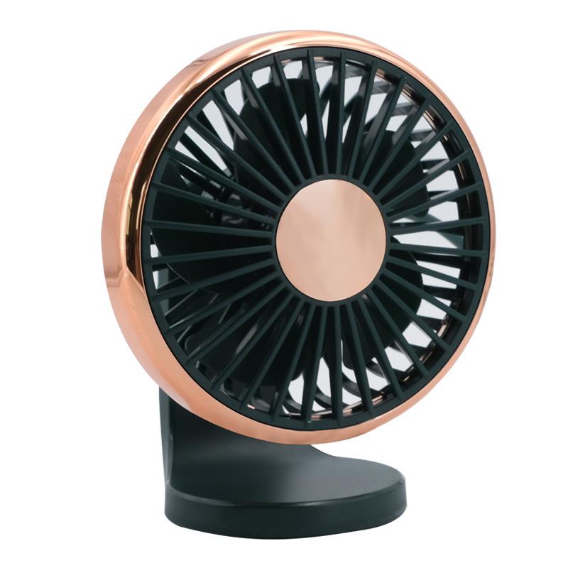 Creative Lighting Small Fan Air Outlet USB Plug-In Cooling Fan for Car 360 Rotatation 3 Speed Wind Car Airvent Fan Car Cooler