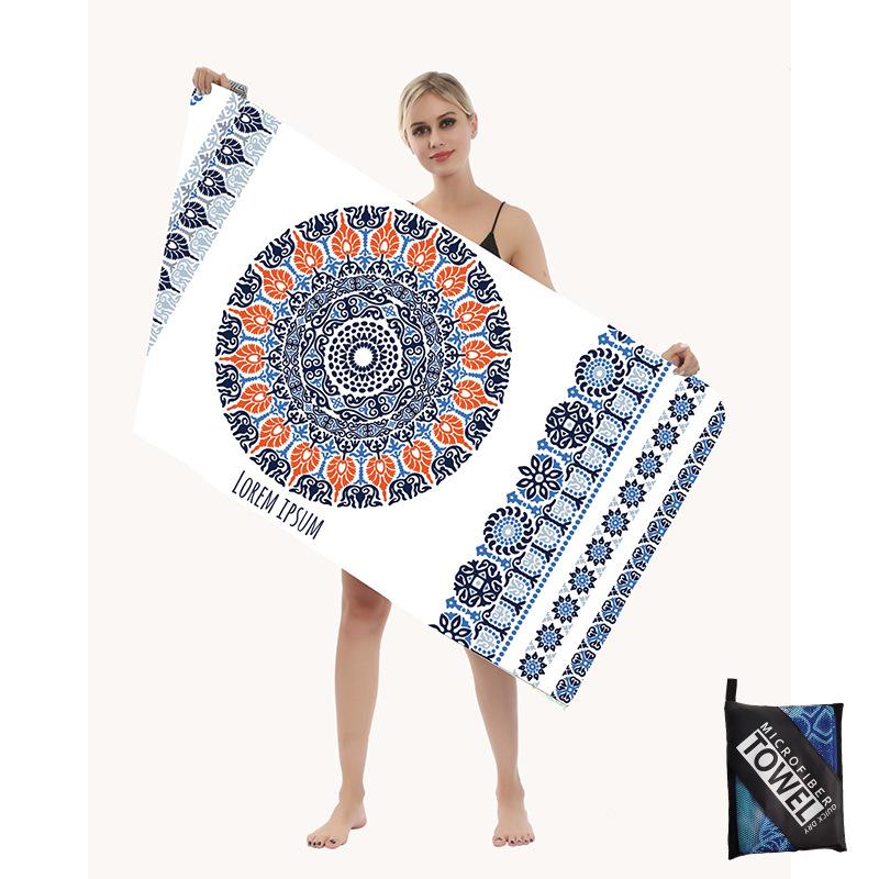 Mikrofaser Strandtuch-Sandfreie Handtücher sind Schnelltrocknend Leicht Super Saugfähig-Perfekte Pool Reise Kreuzfahrt Camping Essentials