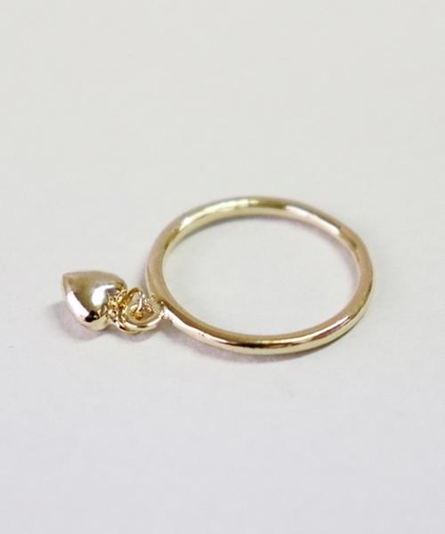 Bonbeau Mini Heart Simple Drop Ring (Type B)