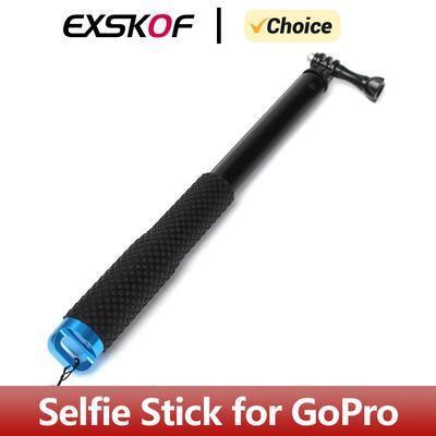 Selfie Çubuğu Su Geçirmez El Tutamağı Ayarlanabilir Uzatma Monopod Çubuk Gopro Hero 13 12 11 10 9 8 7 6 5 DJI AKASO SJ4000 SJ5000 için