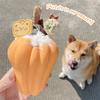 Durable Silicone Pet Food Toy Pumpkin Pirate Design For Dogs And Cats Anti-bite