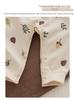 Spring & Autumn Kids' Cotton Pajamas Set - Cozy Home Wear with Belly Protection and Crotch Opening