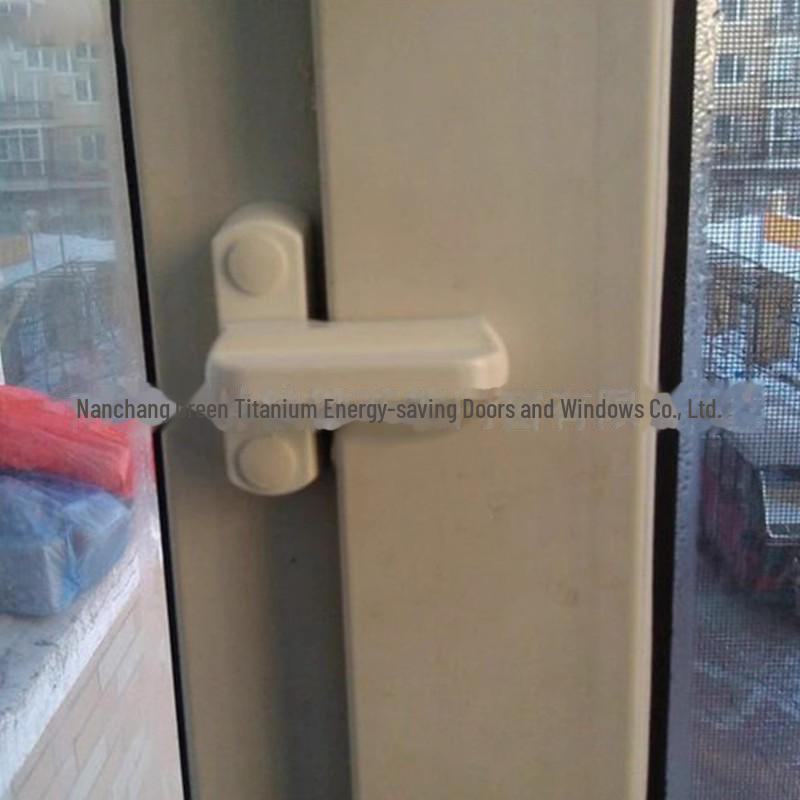 T-Type Lock Sliding Window Handle: Anti-Theft Casement Lock for Plastic and Steel Windows