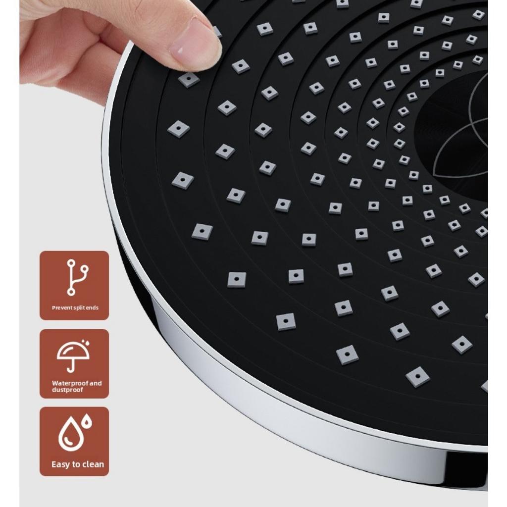 Top Spray Large Water Volume Pressurized Shower Showerhead, Pressurized Single Head Showerhead for Showering, Household Shower Showerhead