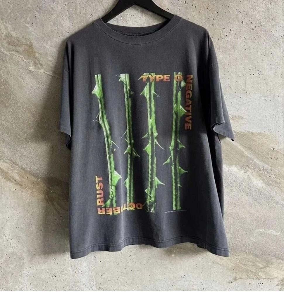 TYPE O NEGATIVE October Rust Thorn Unisex TShirt Reprint S5XL HH03984 Unisex T-Shirt XXL