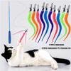 Plüsch Katze Spielzeug Zubehör Würmer Ersatzkopf Lustiger Katzenstab Haustierspielzeug 5/10/6/11 Stück