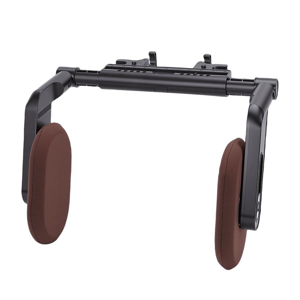 Car Headrest Pillow 3 Point Linkage Road Pal Head Neck Support Pillow Thickened for Vehicles Brown