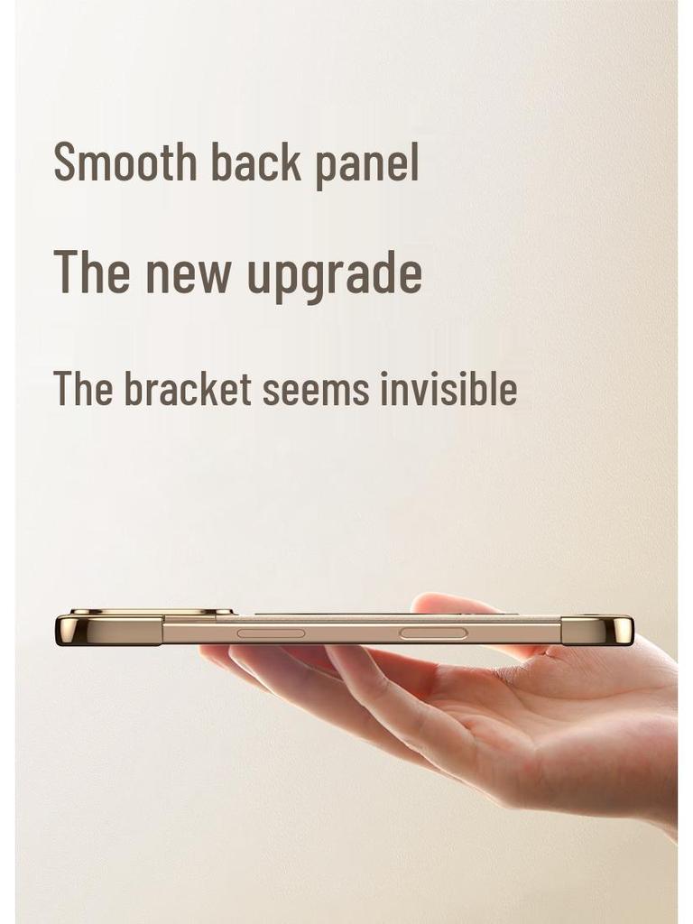 iPhone 16 Pro Max Leather MagSafe Magnetic Stand Case for Apple 17 - Frameless Design