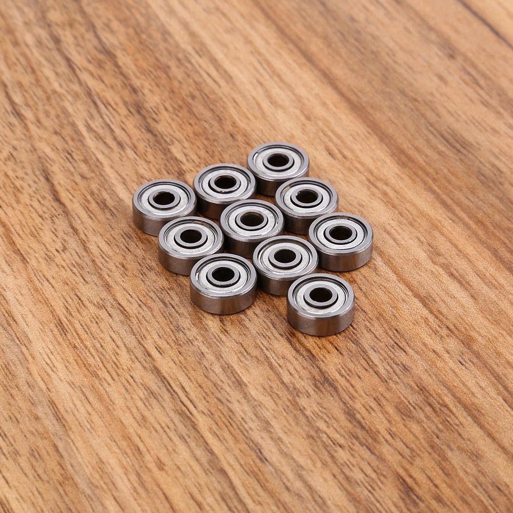 10Pcs Lot 624ZZ Deep Groove Ball Bearings Miniature Rubber Sealed Metal