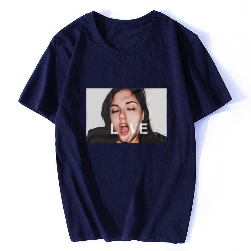 Unisexs Short Sleeve Grey TShirt Sasha Love Top Hot Sale New Fashion Brand ONeck Oversize Style Funny T Shirt S