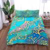 Vintage Glass Mosaic Duvet Cover Set King Queen Double Twin Single Mandala Bed Linen Set
