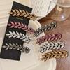 Elegant Hair Accessory Sparkling Hair Clip Trendy Hairpin Shining  Barettes Wheat Shape Hairclip