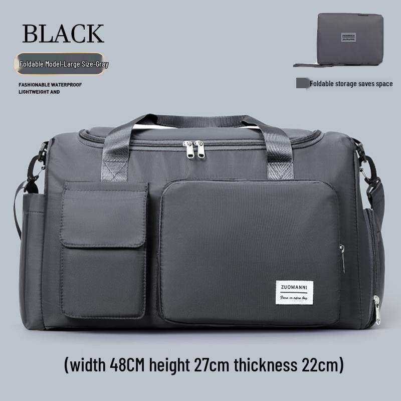 Men's Large Capacity Oxford Cloth Travel Bag - Lightweight, Handheld, and Perfect for Short Trips, Sports, or School Use