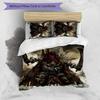 3pcs Game E-ELDEN R-RING pattern bedding set duvet cover set includes duvet cover &pillowcases, perfect all season bedroom decoration & gift