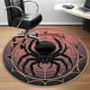 1 alfombra redonda de telaraña para oficina, alfombrilla adecuada para oficina, debajo de sillas de oficina, dormitorio, sala de estar, decoración del hogar, decoración de habitación