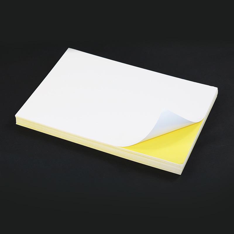 White Glossy/Matte Self-Adhesive Printing Paper Labels, A4/A3, 100 Sheets, Free Shipping