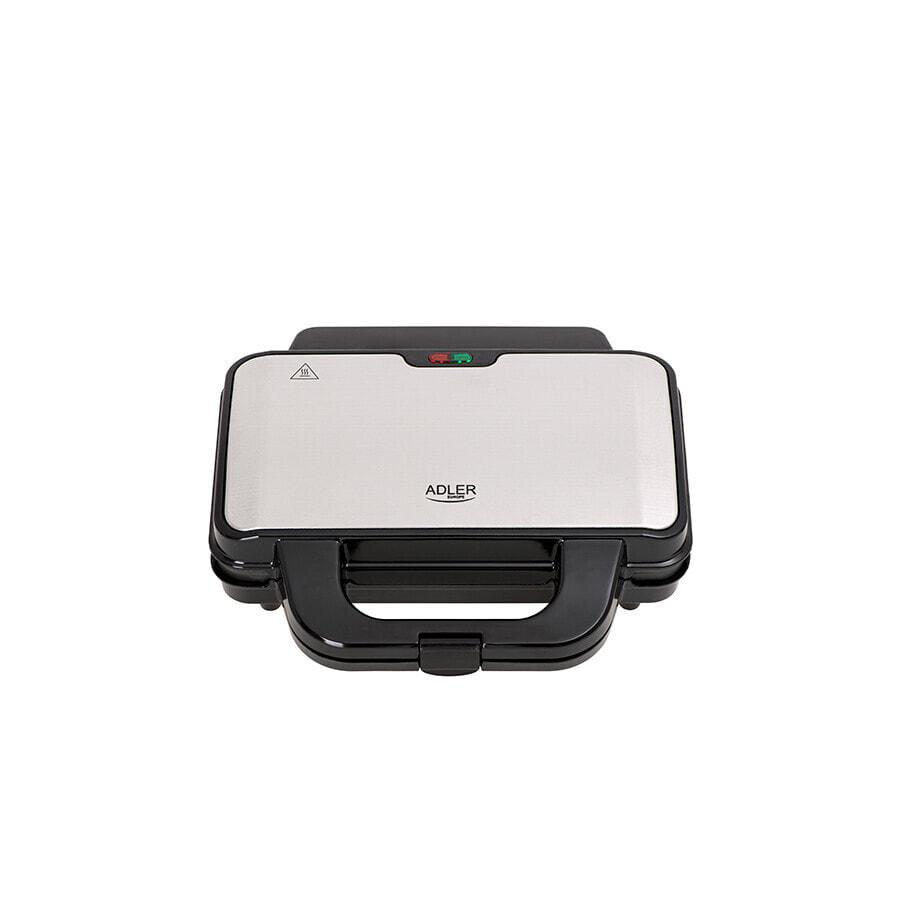 

Сэндвичница Adler AD 3043 - 1300 W - 220 - 240 V - 1.95 kg - Черный