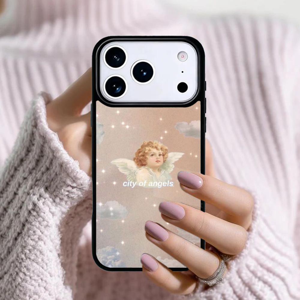 Baby Angels Aesthetic Phone Case For Apple iPhone 17 Air 16E 15 14 Plus 13 12 11 Pro Max Mini Funda Cover