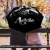 1 PC Automatic Folding Umbrella - Adele Pattern Portable Foldable Design With 8 Ribs Christmas Birthday Gifts