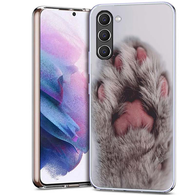 Rosa Katzen Handyhülle für Samsung A54 A14 A24 A34 A17 A37 A57 A55 A35 A25 A15 A13 A23 A33 A53 A07 A05S A04S A03 A73 Galaxy Nein Samsung A34 gray