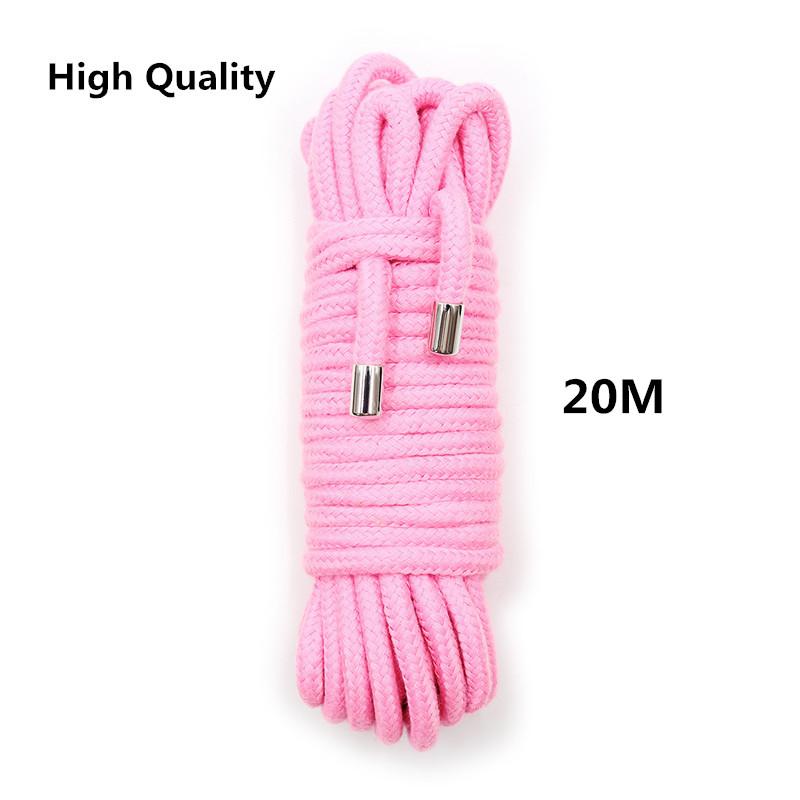 5/10/20M Hemp Shibari Rope BDSM Bondage Rope for Adult Tying Sex Games Slave Body Restraint Rope To Tied Binding SM Sex Toys