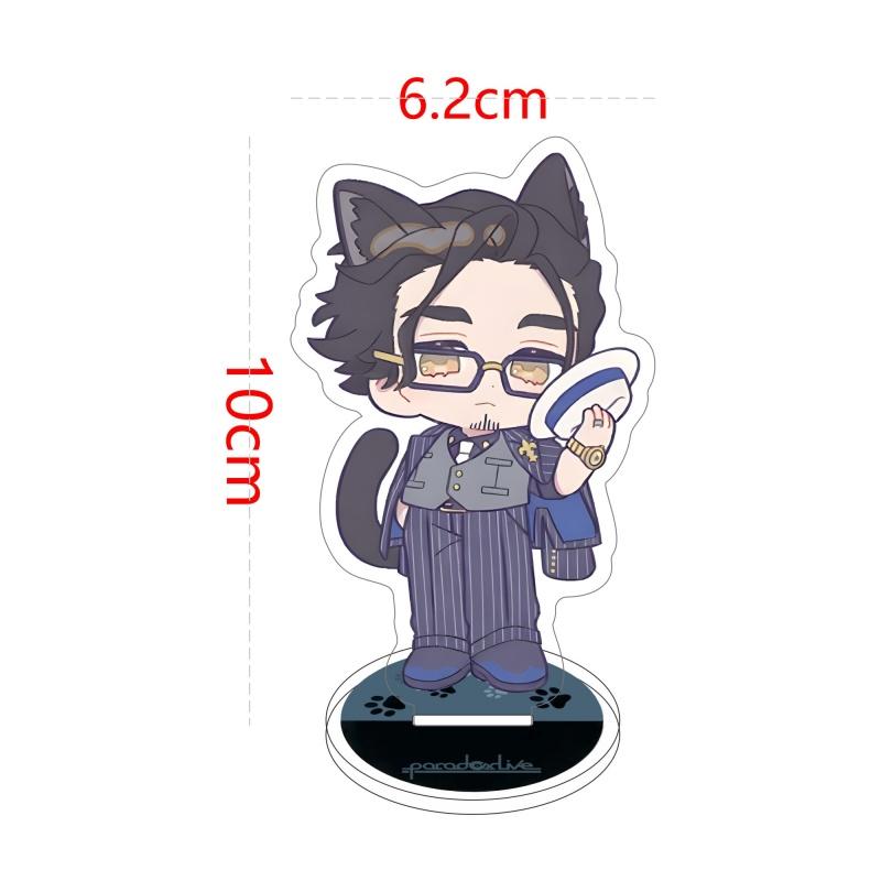 Anime Paradox Live Sugasano Aren Yon Hajun Acrylic Stand Keychain Figure Model Plate Desk Decor Standing Sign Fans Birthday Gift
