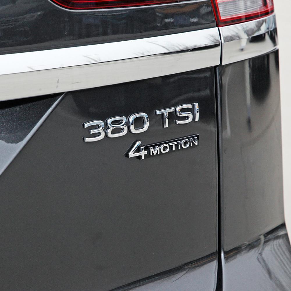 3D ABS NJMUIX Car Sticker 4Motion Badge Letter Sticker Car Trunk Decal For Volkswagen VW R Golf 4 5 6 Passat Tiguan Jetta Polo Bora CC