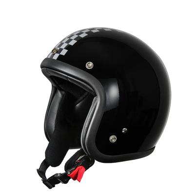 Bike Parts Center Helm Small Jet Typ B Einheitsgröße Schwarz/Weiß