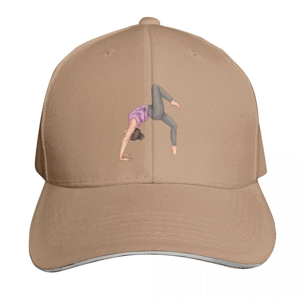 Yoga Wheel Pose Baseball Cap Golf Hat Custom Hat Snapback Cap Cosplay Luxury Women Unisexs