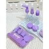5pcs Travel Bottle Set Transparent Cosmetic Plastic Bottles Portable Leak Proof Empty Containers for Lotion Cream Spray