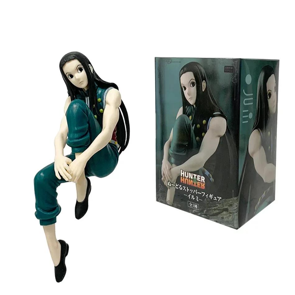 11.5-14cm Full Time Hunter Anime Handmade Siso Xiaojie Kulolo Sitting Character Handmade PVC Model Ornament Birthday Gift
