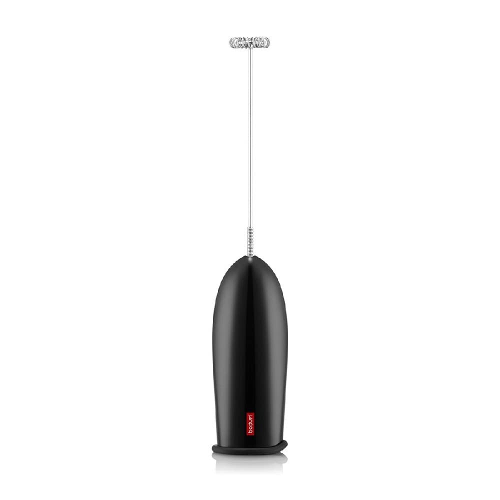 BODUM SCHIUMA Milk Frother, Electric, Plastic Body, Black [Authentic] 3040-01