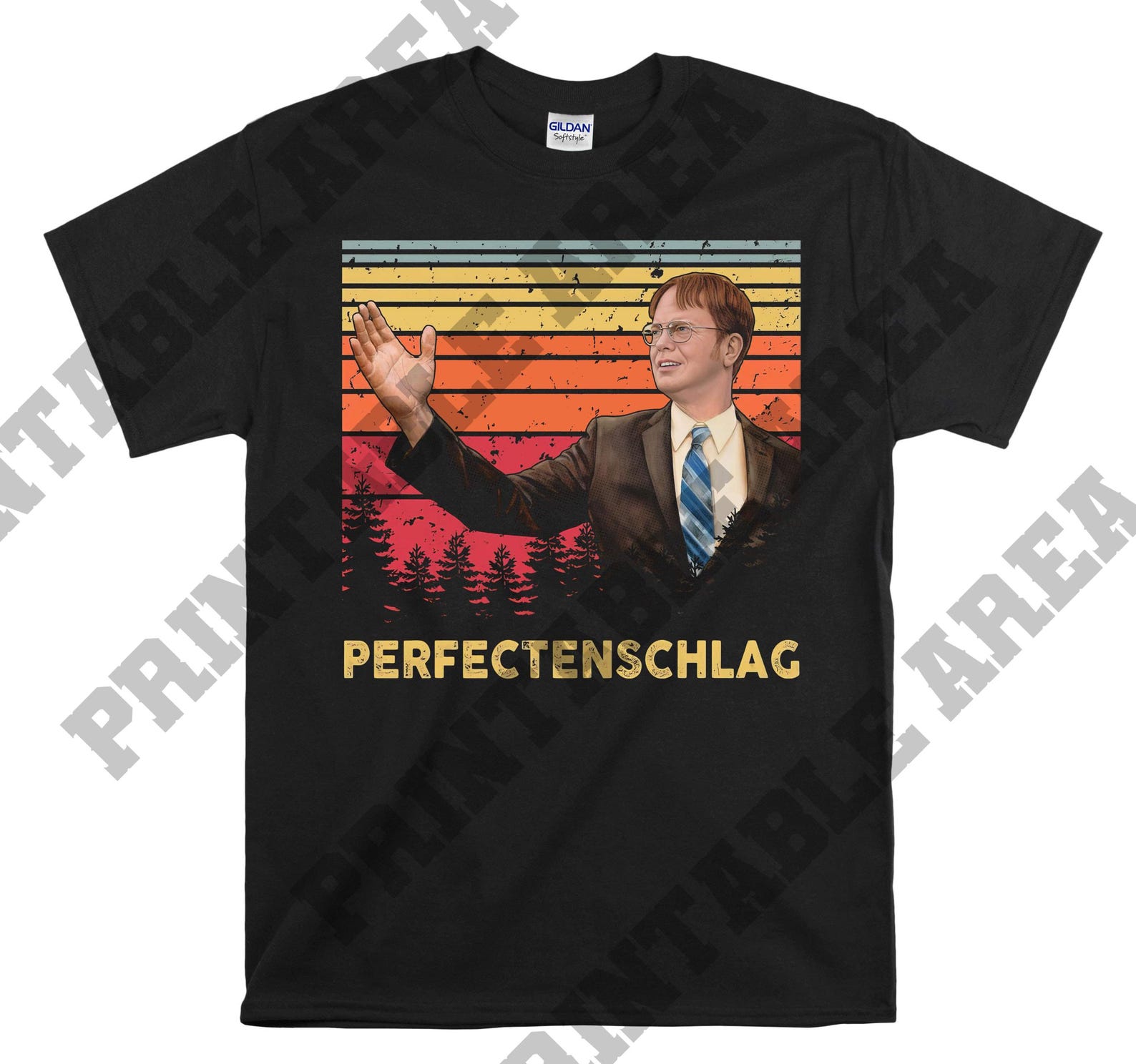 Dwight Schrute Perfectenschlag Vintage Men Unisex T shirt, T shirt, T shirt MO151 L