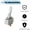 2PCS Heavy Duty Car Toggle Switch, 50 Amp 12 Volt 2 Position 2 Pin Rocker Switch, ON Off Flat SPST Toggle Switch with Screw Termina, Fits Cars,