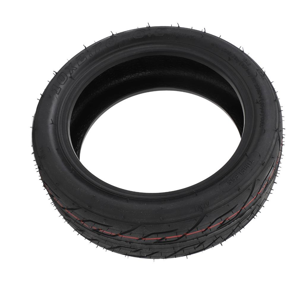 Black Electric Scooter Vacuum Tire Rubber Vacuum Tire Durable Tubeless Tire  Off Road Riding