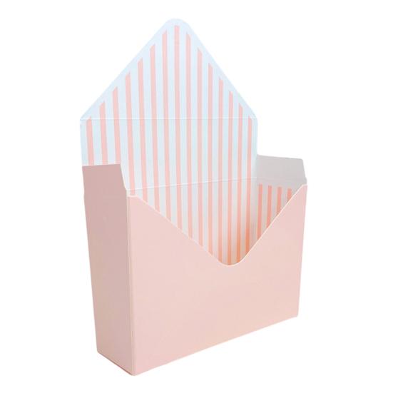 Valentine's Day Floral Envelope Box Florist Bouquet Packaging Box Flower Wrapping Paper Gift Bag Small Folding Envelop Gift Box for Mother's Day