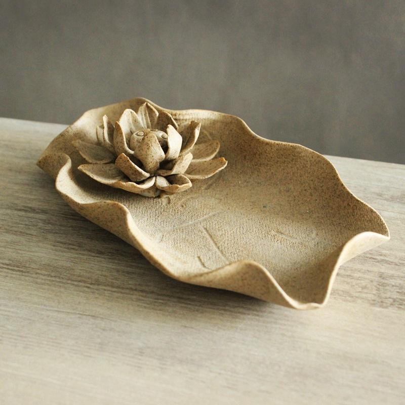 New Handmade Stick Incense Holder Lotus Incense Burner Gifts and Crafts Home Decorations Censer