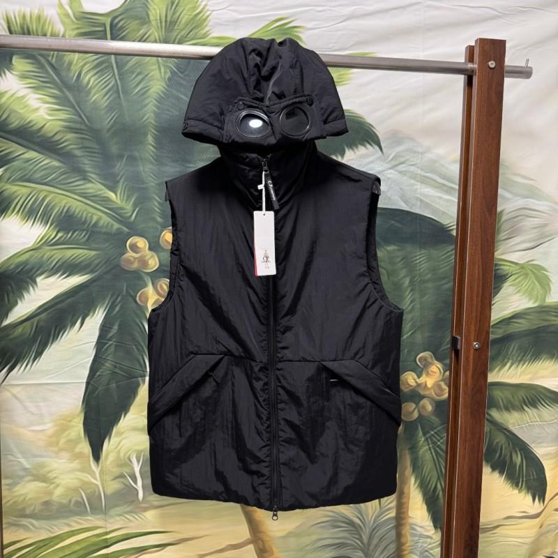 CP Goggle Detachable Hood Sleeveless Cotton Vest Loose Italian Functional Outdoor Jacket