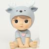 Nodding Couple Doll Ornament - Cute Resin Decoration for Cars & Cakes