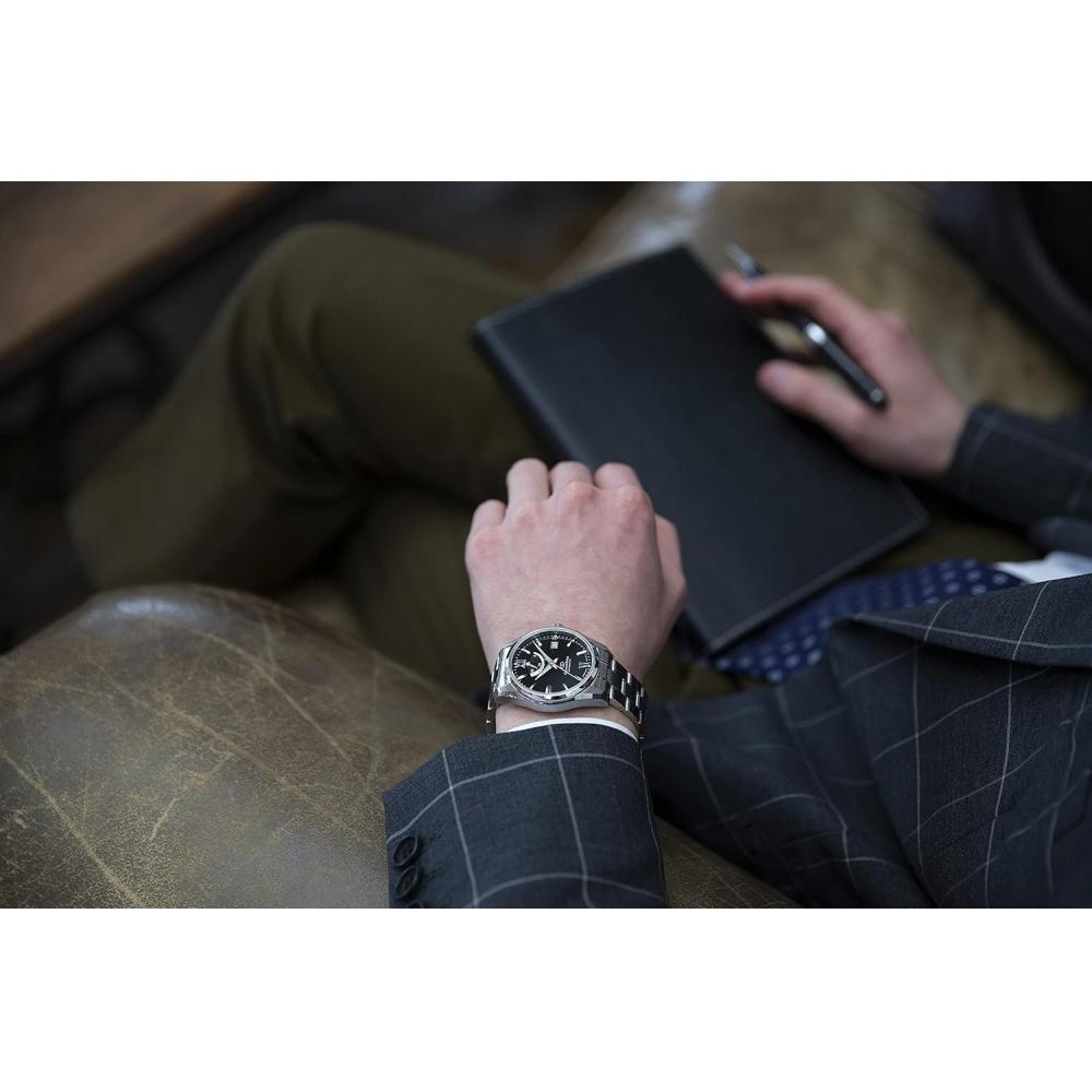 Orient Star Men S Automatic Watch Contemporary Date Black Rk Au0004b