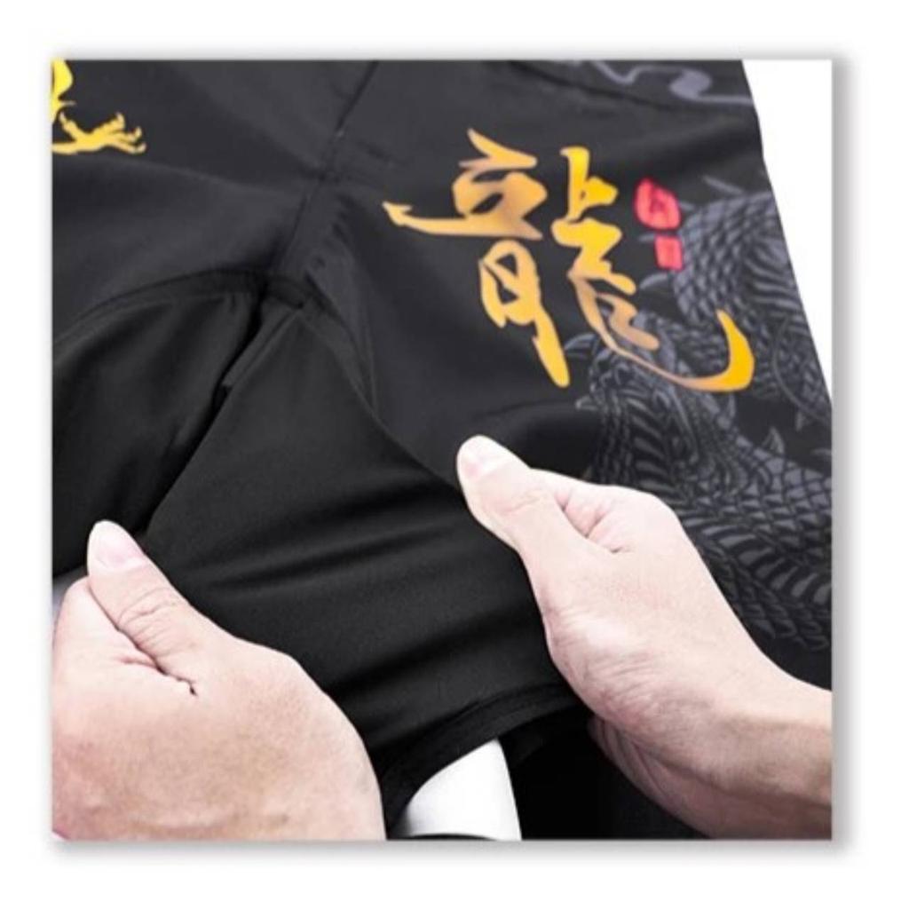 MMA Shorts Muay Thai Kickboxing Dragon Warrior Sports Fighting Training Quick Dry Gym Fitness