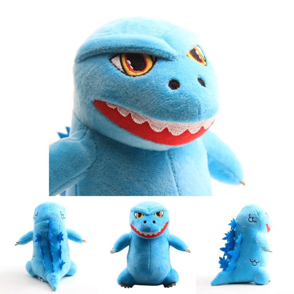 Soft 20cm Godzilla Monster Plush Toy Perfect Kids Gift Blue Stuffed Doll