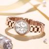 NIBOSI Diamond Dial Quartz Watch for Women Fashion Elegant Ladies Watches Stainless Steel Waterproof Women's Wristwatch