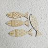 40 Stück Leere Holzfisch-Ausschnitte Meeresbewohner DIY Bastelarbeiten Bemalte Fisch-Ornamente Handgeschnitzt Handgefertigte Fisch-Wanddekoration Kindergarten