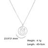 Cazador Lovely Family Pendant Necklaces Mom Dad Children Baby Pregnant Woman Stainless Steel Choker Jewelry Mother Day Gift New