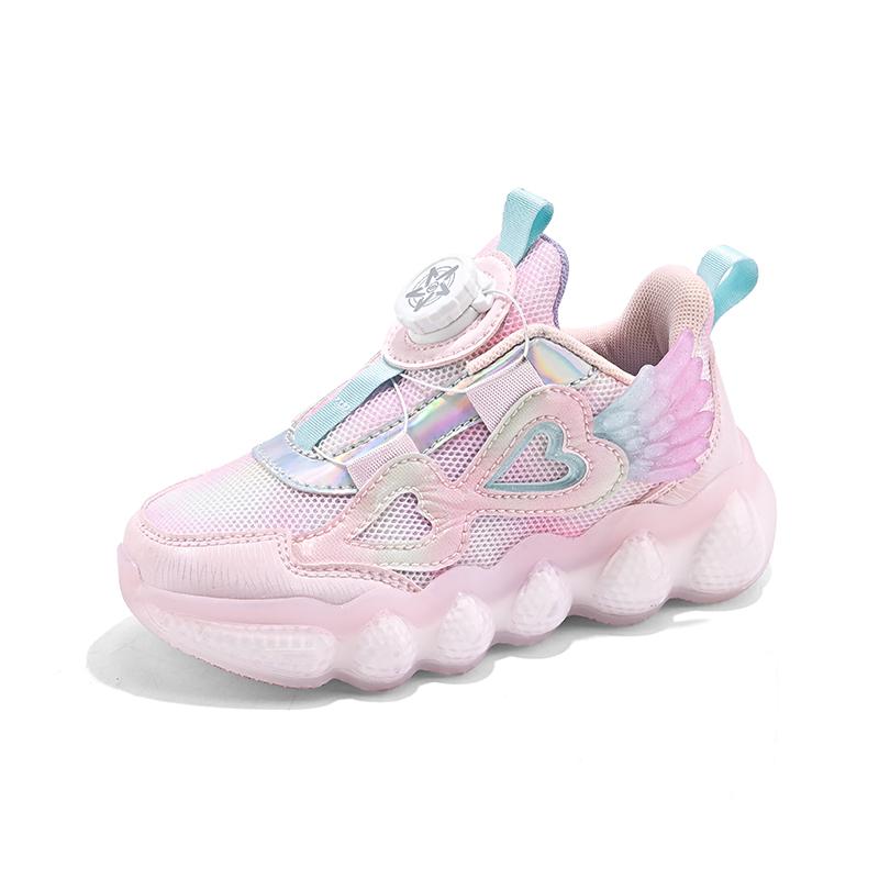 Hot Selling Young Sneakers Fashion Rotating Buckle Outdoor Walking Shoes Winter Warm Thick Soled Anti-friction Kids Casual Shoes