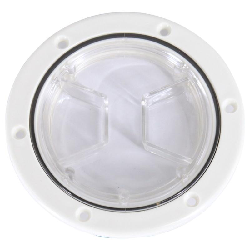 4 /6  Deck Inspection Access Cover Boat Screw Out Access Cover Round Inspection Cover Deck Lid 4 inches