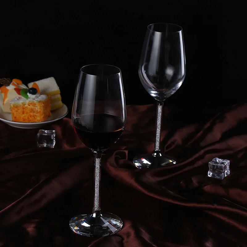 Creative Gemstone Wine Glass Wedding Champagne Glasses Colored Glass Cups Original Cocktail Glasses for Drinks Champangne Cup