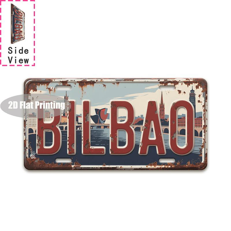 Tin Sign - Vintage Durable Metal Plaque Wall Decor, Home Office Bar Man Cave European Australian City Birth Year License Plate